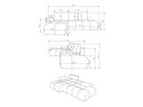Hjørnesofa Kingston 156