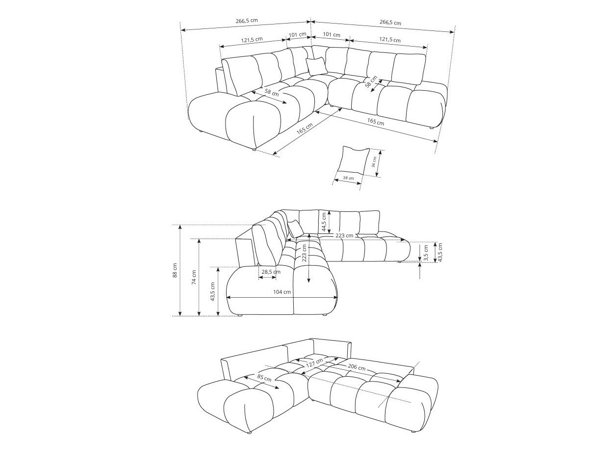 Hjørnesofa Kingston 197