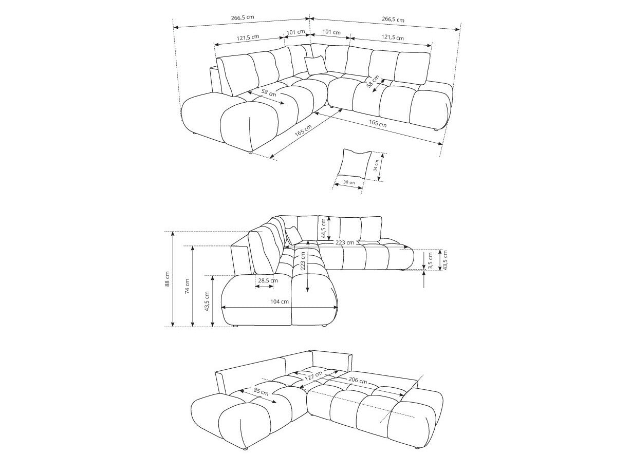 Hjørnesofa Kingston 197