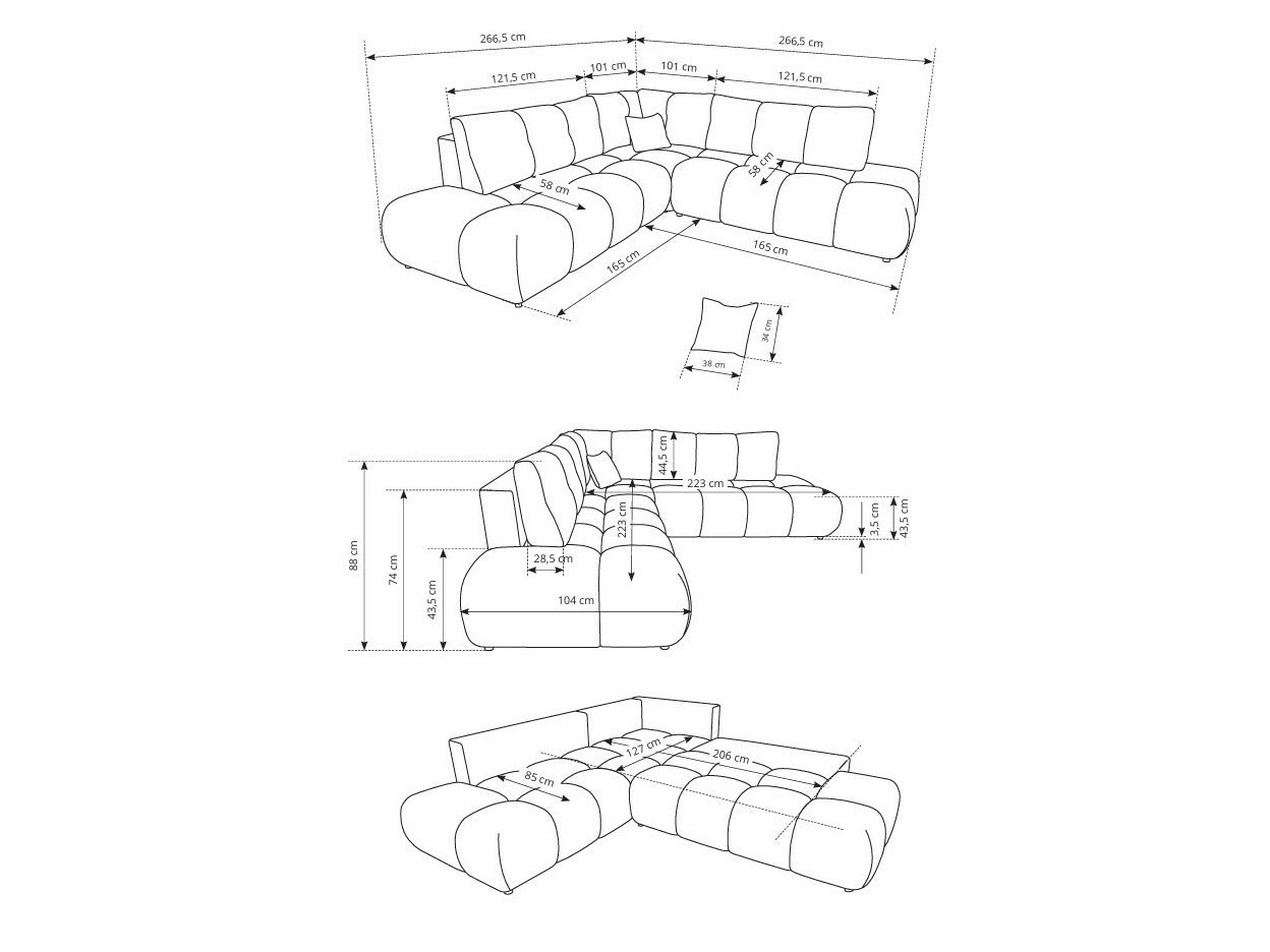 Hjørnesofa Kingston 197