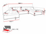 Hjørnesofa Comfivo 240 4265867