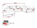 Hjørnesofa Comfivo 240 4265870