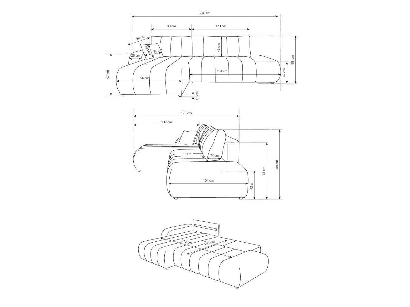 Hjørnesofa Kingston 152