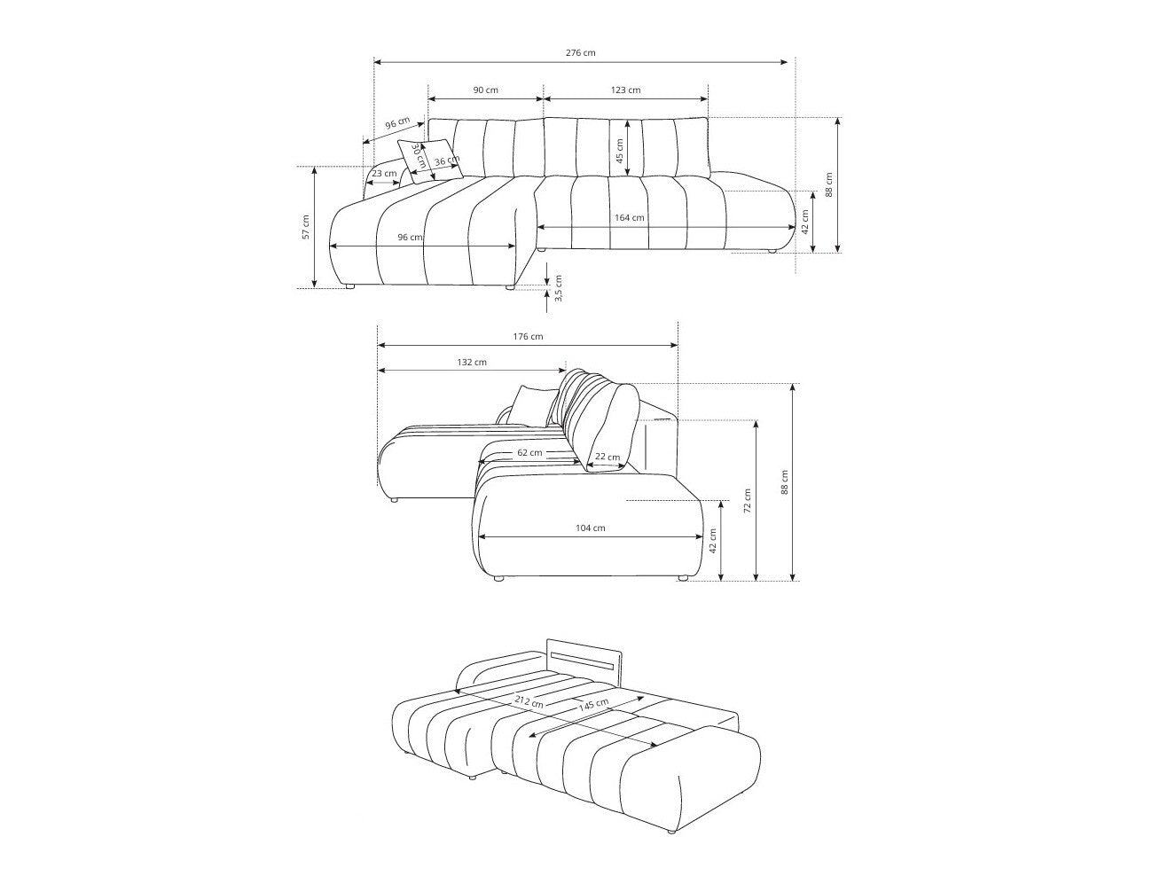 Hjørnesofa Kingston 152