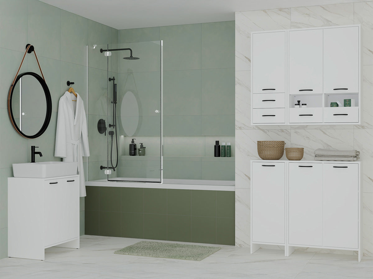 Stående badeværelseskab til håndvask Servou 104