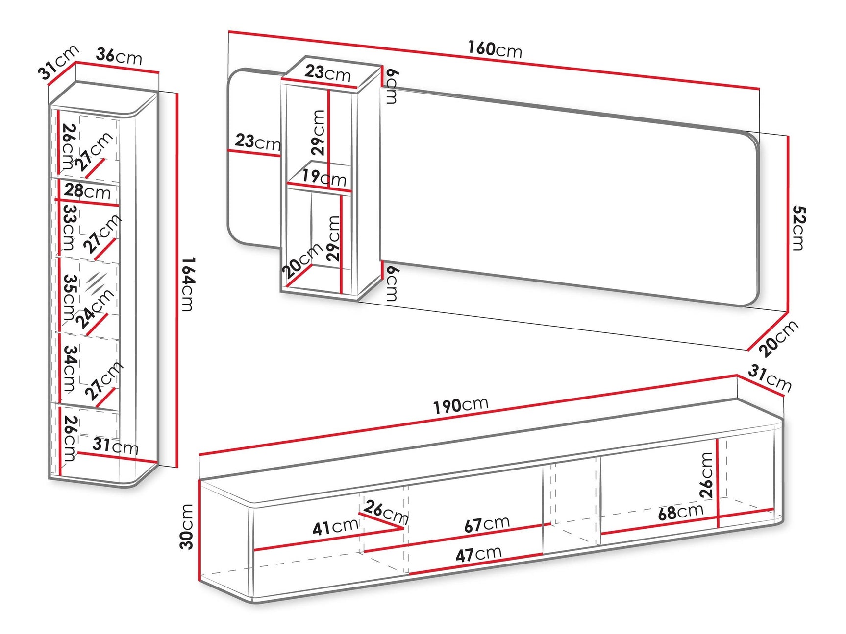 Stuemøbler-sæt Dormele 106