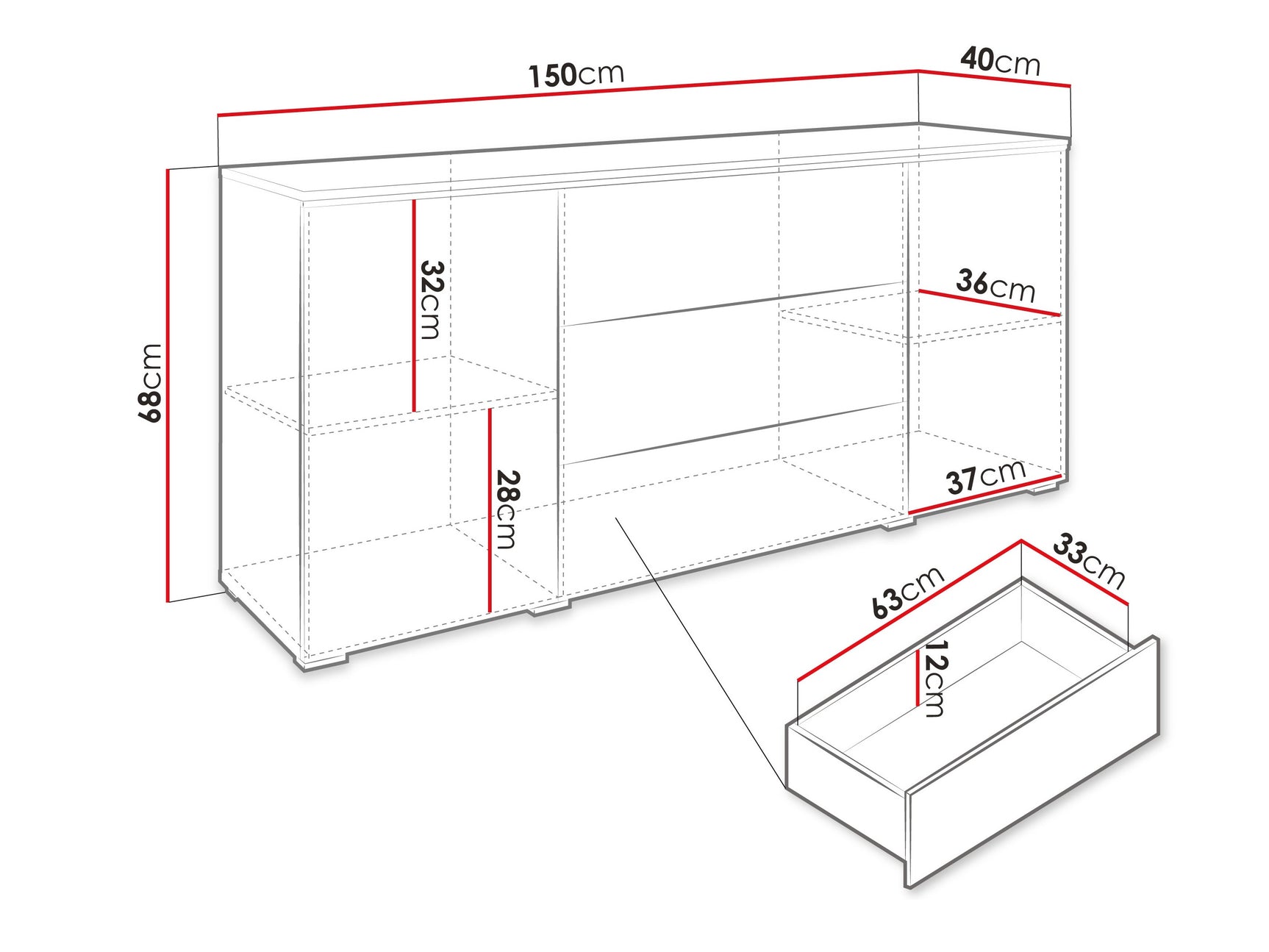 Kommode Sarasota 142