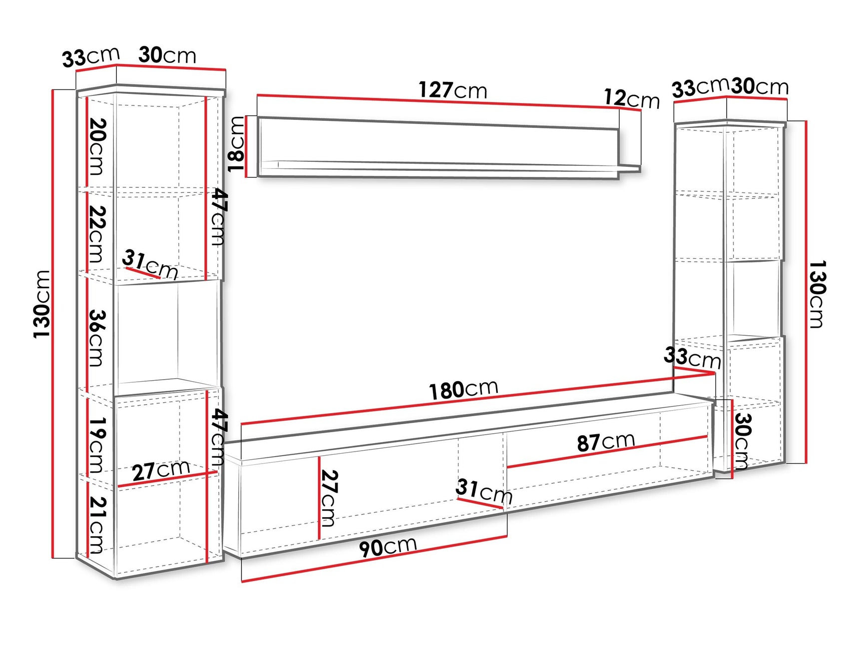Stuemøblersæt Sarasota 131