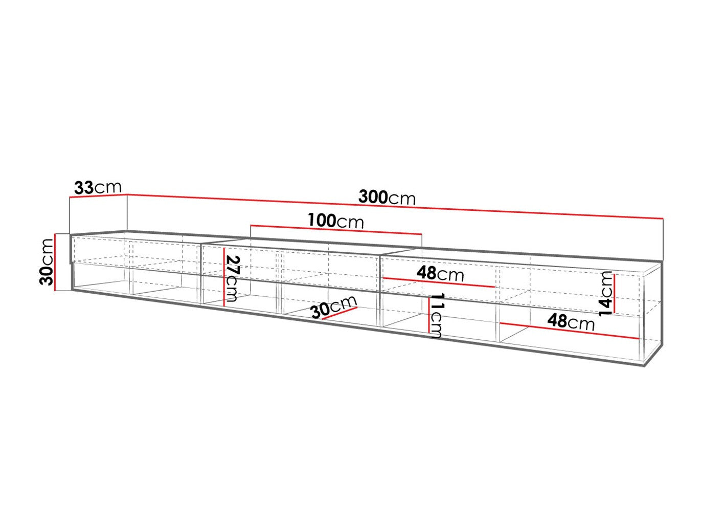 TV-bord Sarasota 144