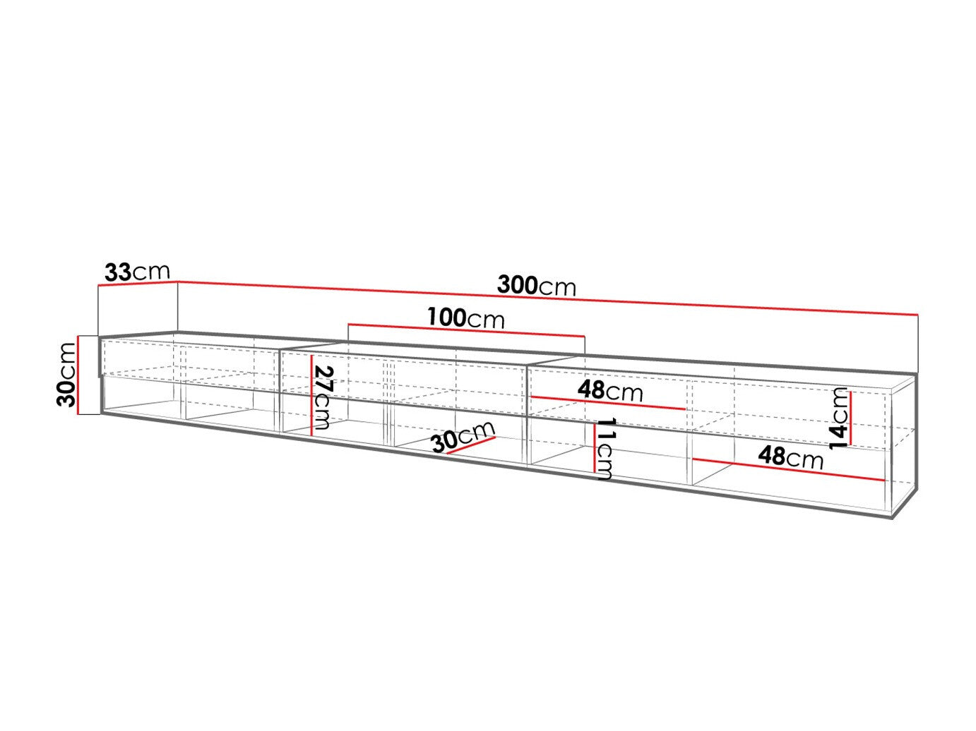 TV-bord Sarasota 144