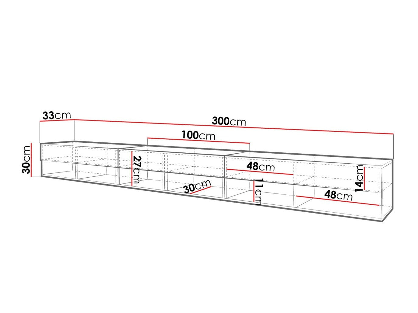 TV-bord Sarasota 144