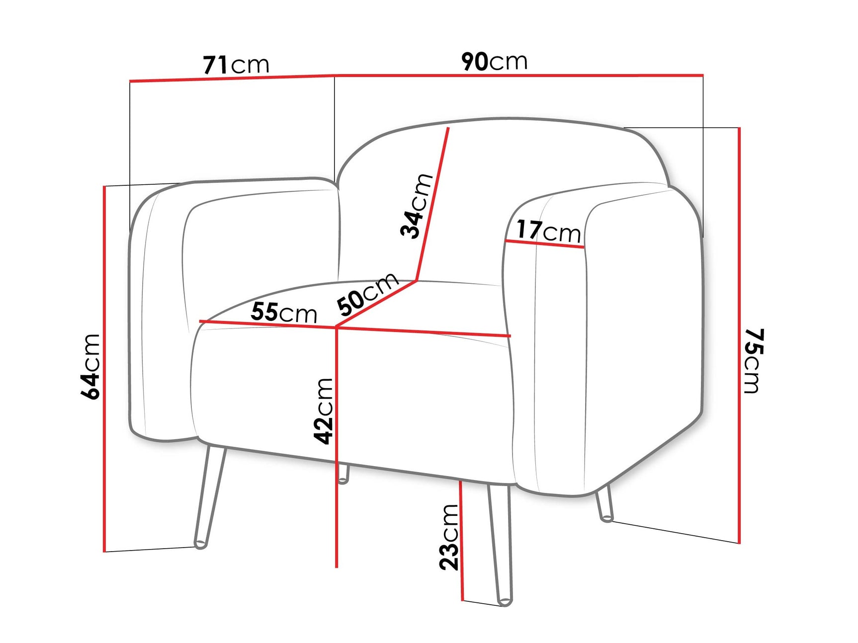 Lænestol Comfivo 486