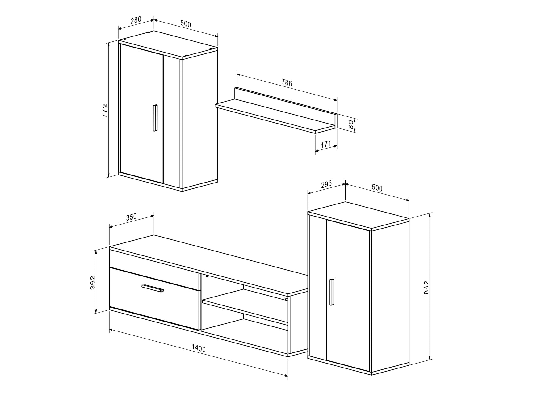 Stuemøbelsæt Houston 2087