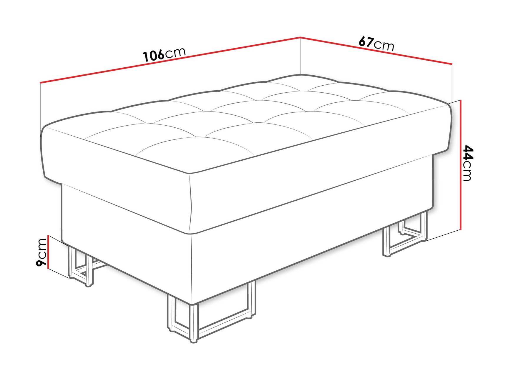 Polstret bænk Comfivo 237