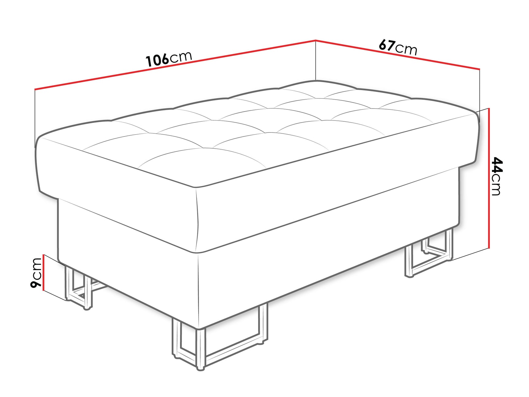Polstret bænk Comfivo 237