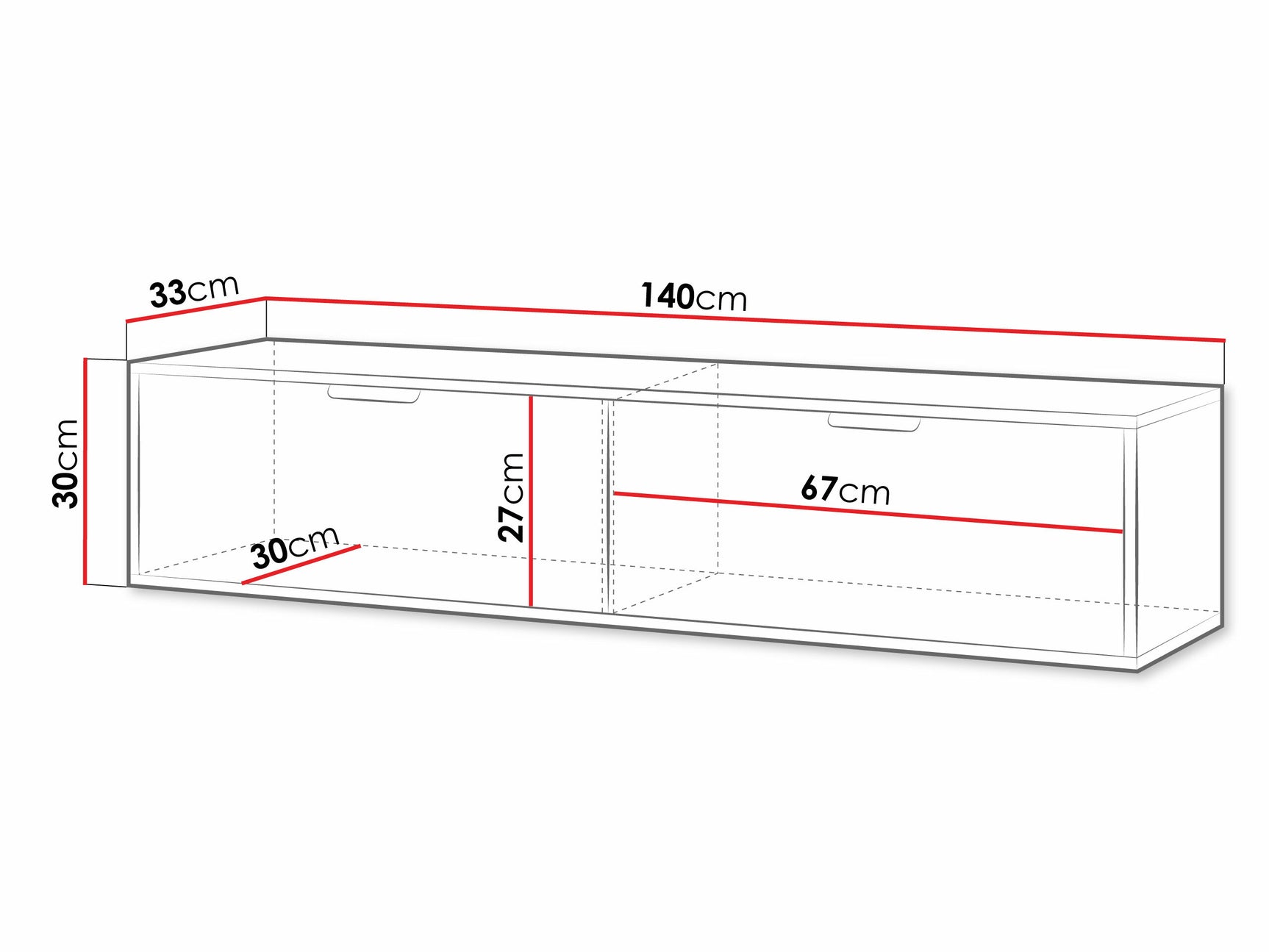 TV-bord Hamilton 100 4307841