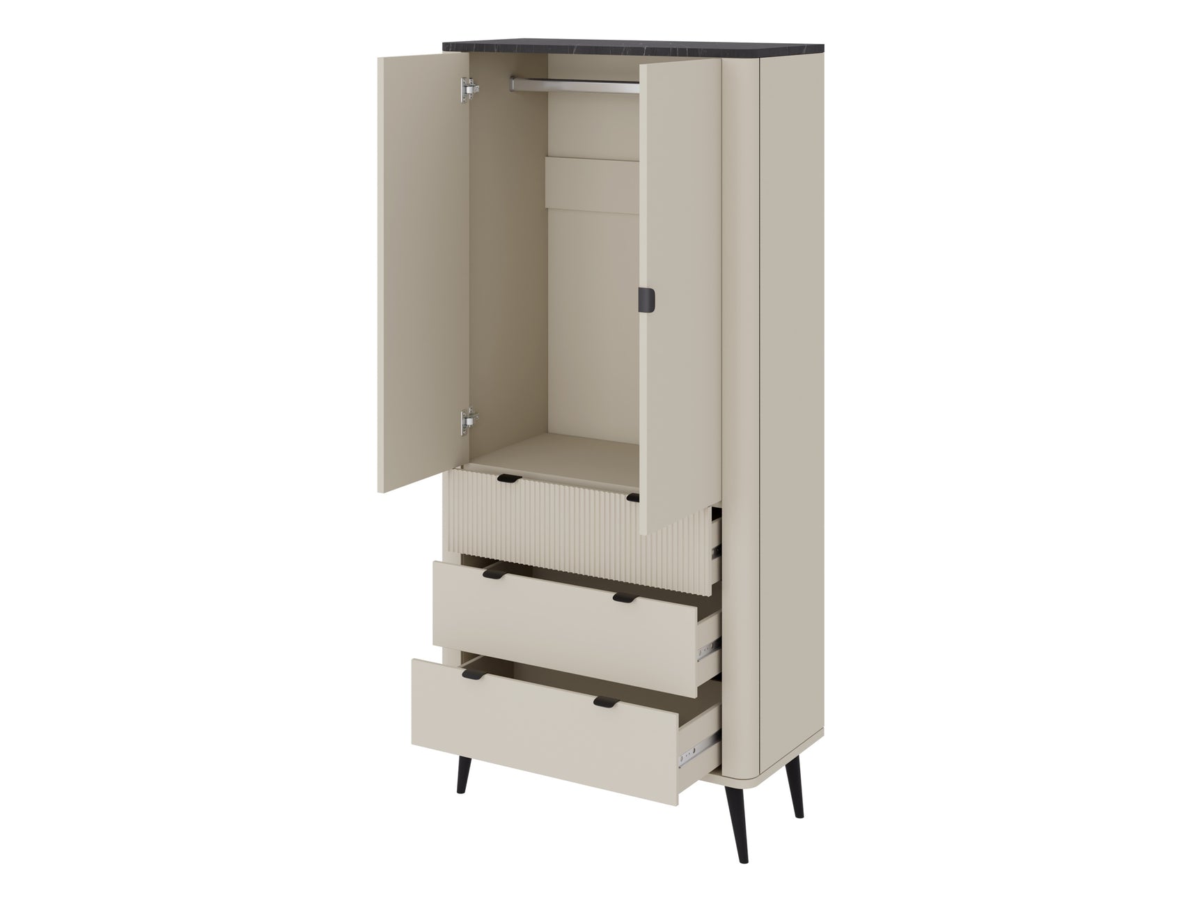 Garderobeskab Lufela 100 4324177
