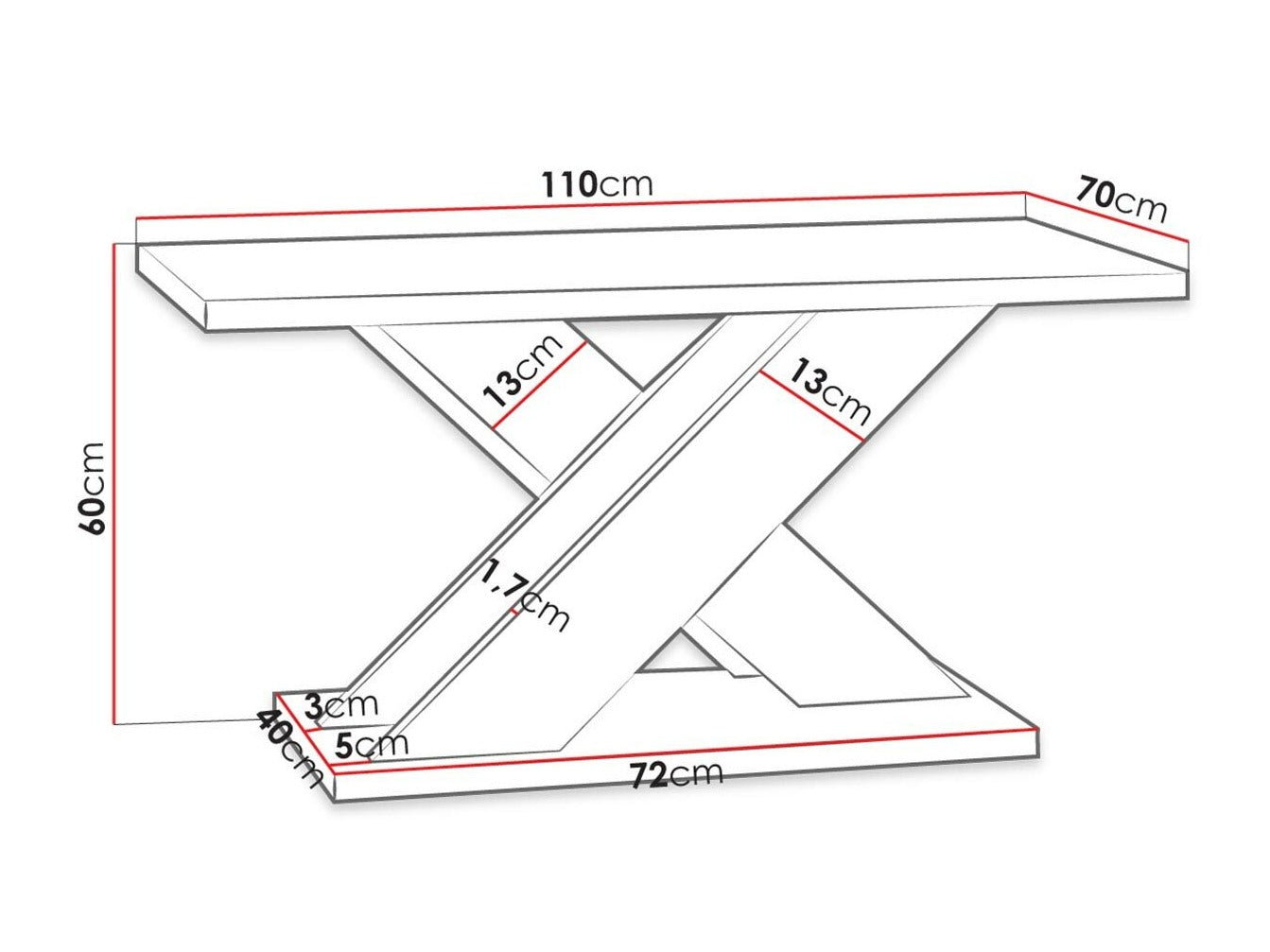 Sofabord Goodyear 116 4333503