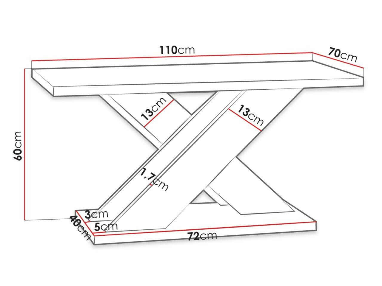 Sofabord Goodyear 116 4333517