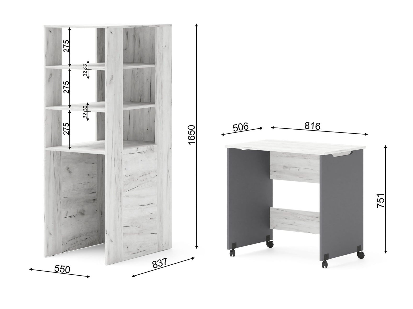 Skrivebord Elitenu 100