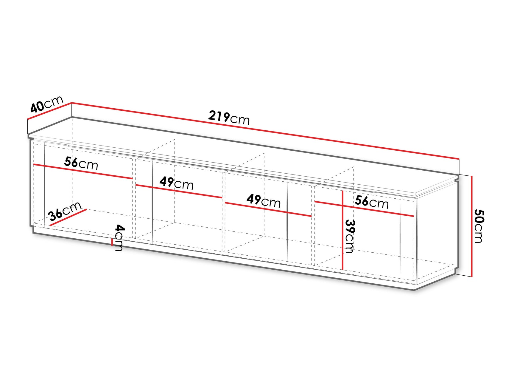 TV-bord Comfivo Elivelo 102