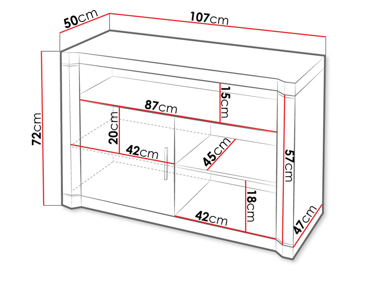 TV-bord Lorelie 110 4338240