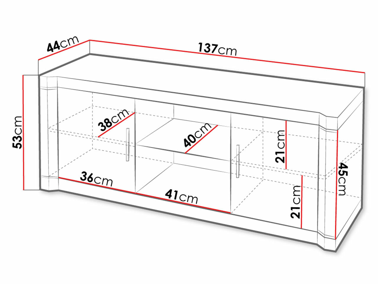 TV-bord Lorelie 111 4338251