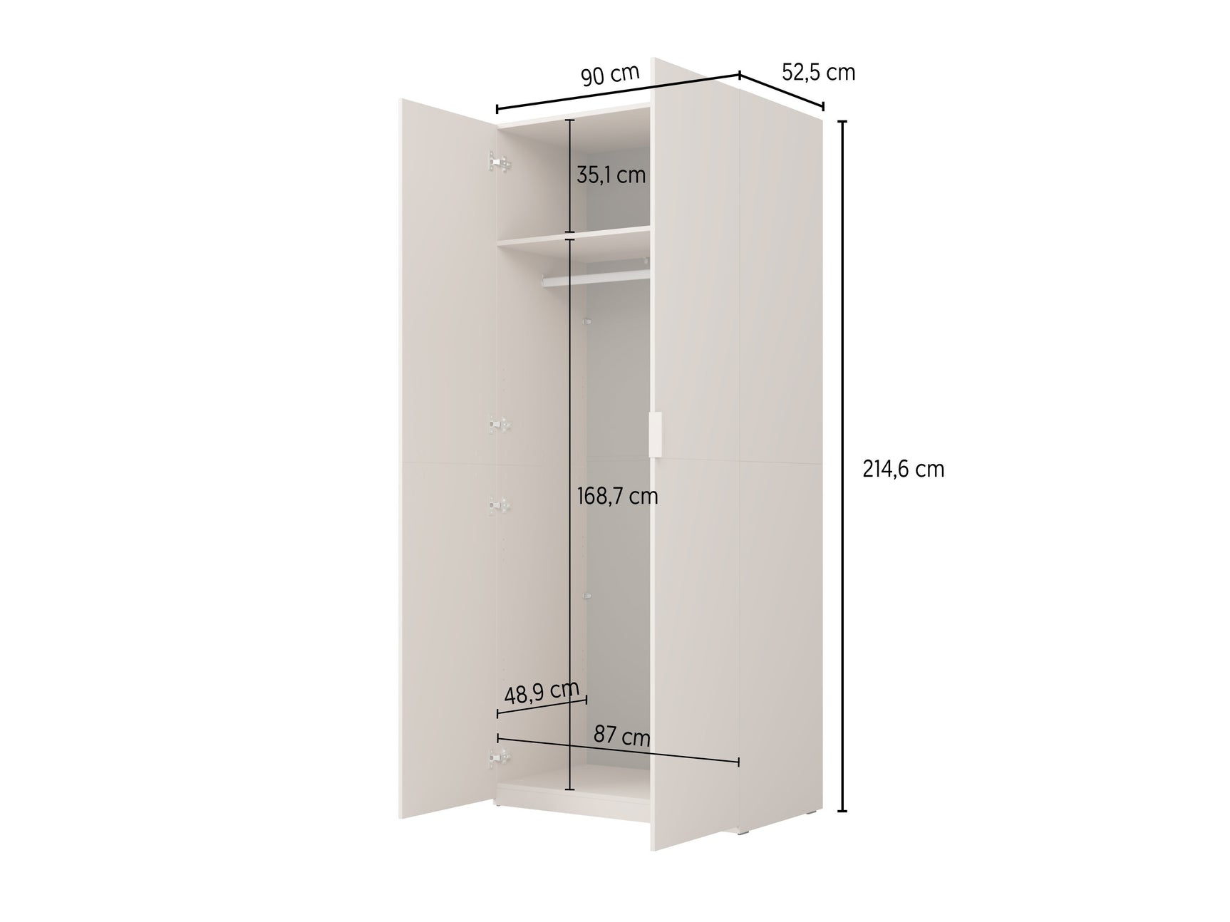 Garderobeskab Austin 387