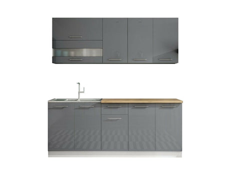 Modulopbygget køkkensæt Tiffa Grey 102 4357491
