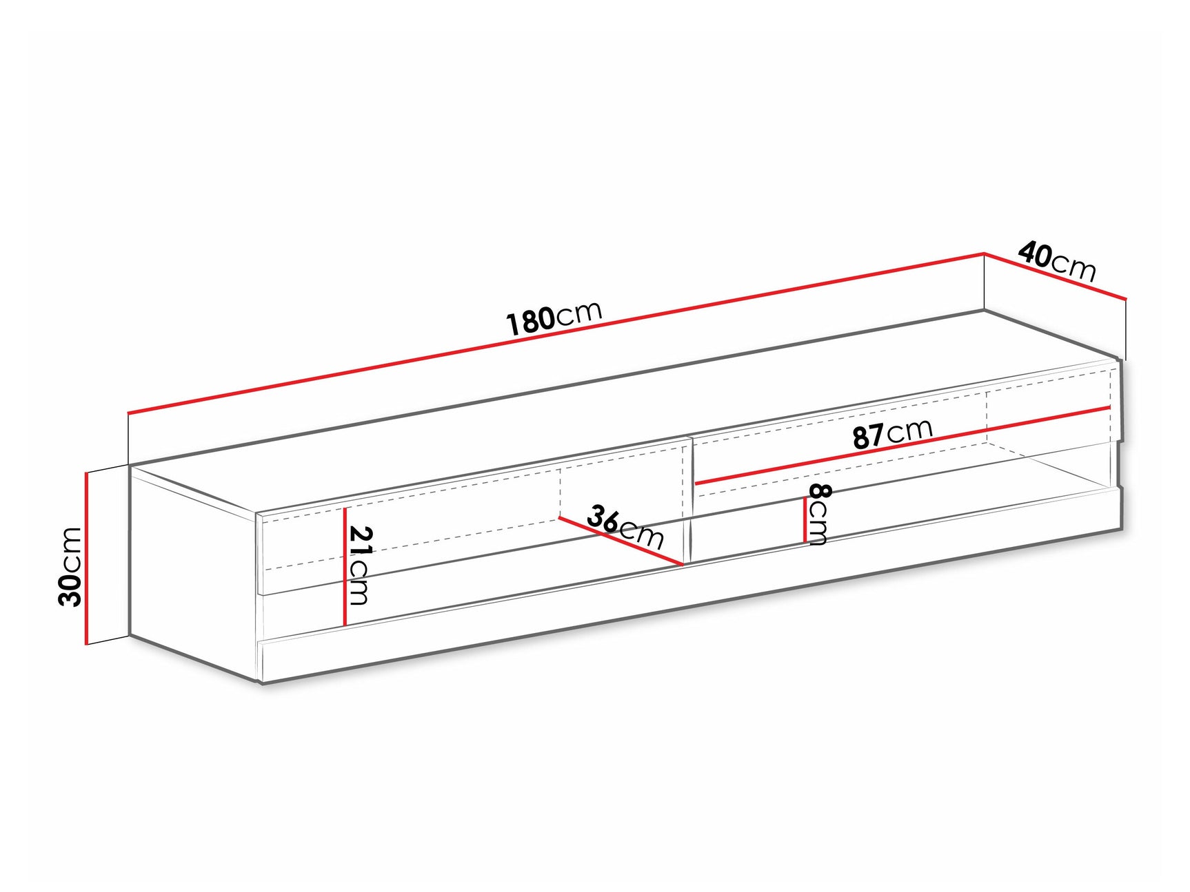 TV-bord Venenou 120 4374703