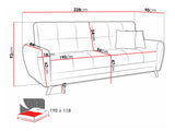 Sovesofa Columbus 156 4375274