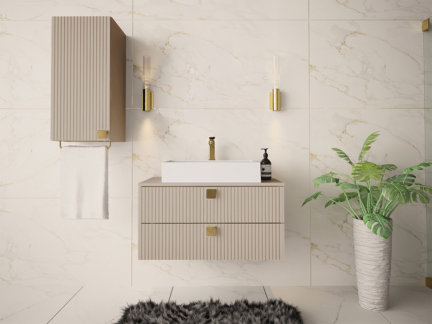 Badeværelsessæt Orlvera 104 4376945