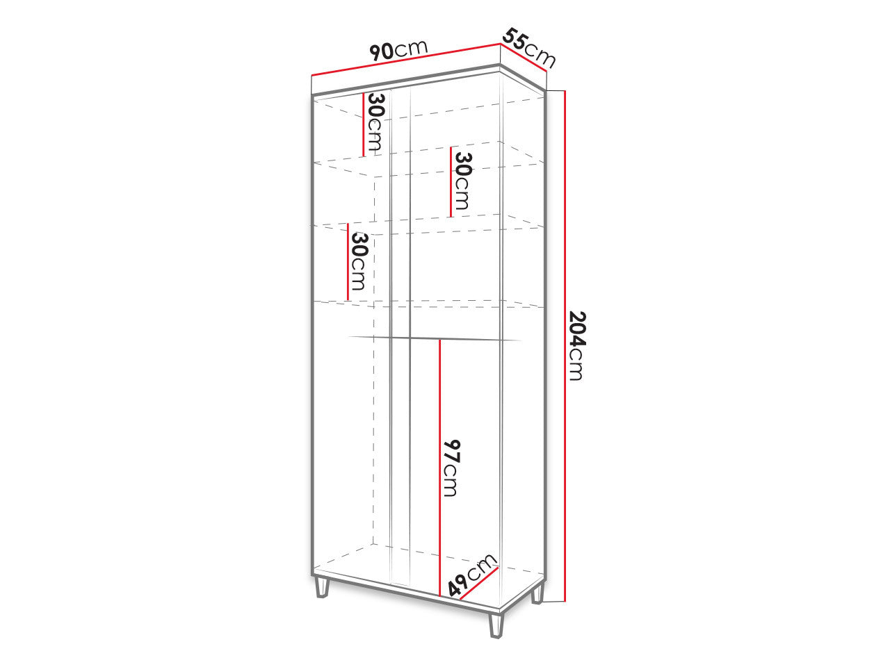 Garderobeskab Livseri 114 4394369