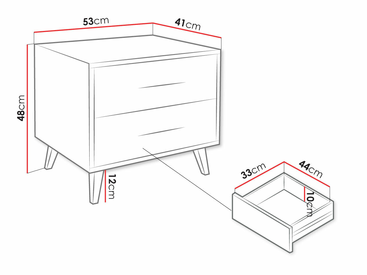 Sengebord Honolulu 167 4404981