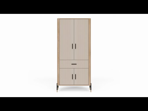Garderobeskab Flosora 133 4oNYRLymenk