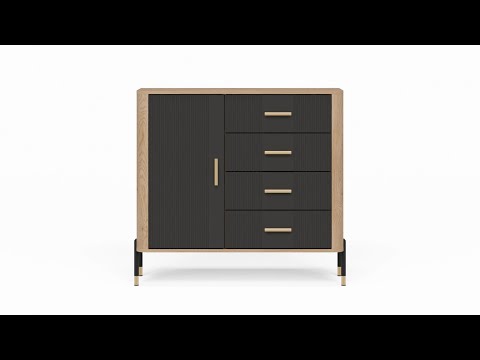 Kommode Flosora 117 PXQg7qWn5T0