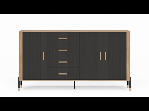 Kommode Flosora 121 kjrCalt3YPE